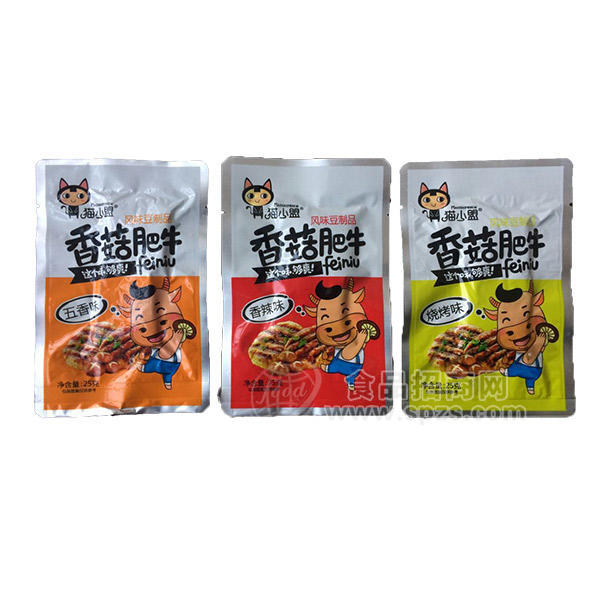 貓小盟  香菇肥牛 休閑食品  25g