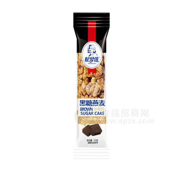 忆梦莲黑糖燕麦沙琪玛休闲食品51g