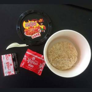 華田牛中?；痣u面超辣拌面方便食品