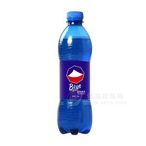 Blue蓝色海洋可乐橙子味碳酸饮料450ml