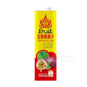 椰泰百香果果汁飲料1l