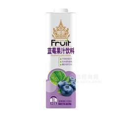 椰泰蓝莓果汁饮料1l