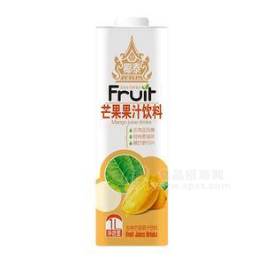 椰泰芒果果汁飲料 生榨芒果汁飲料1l