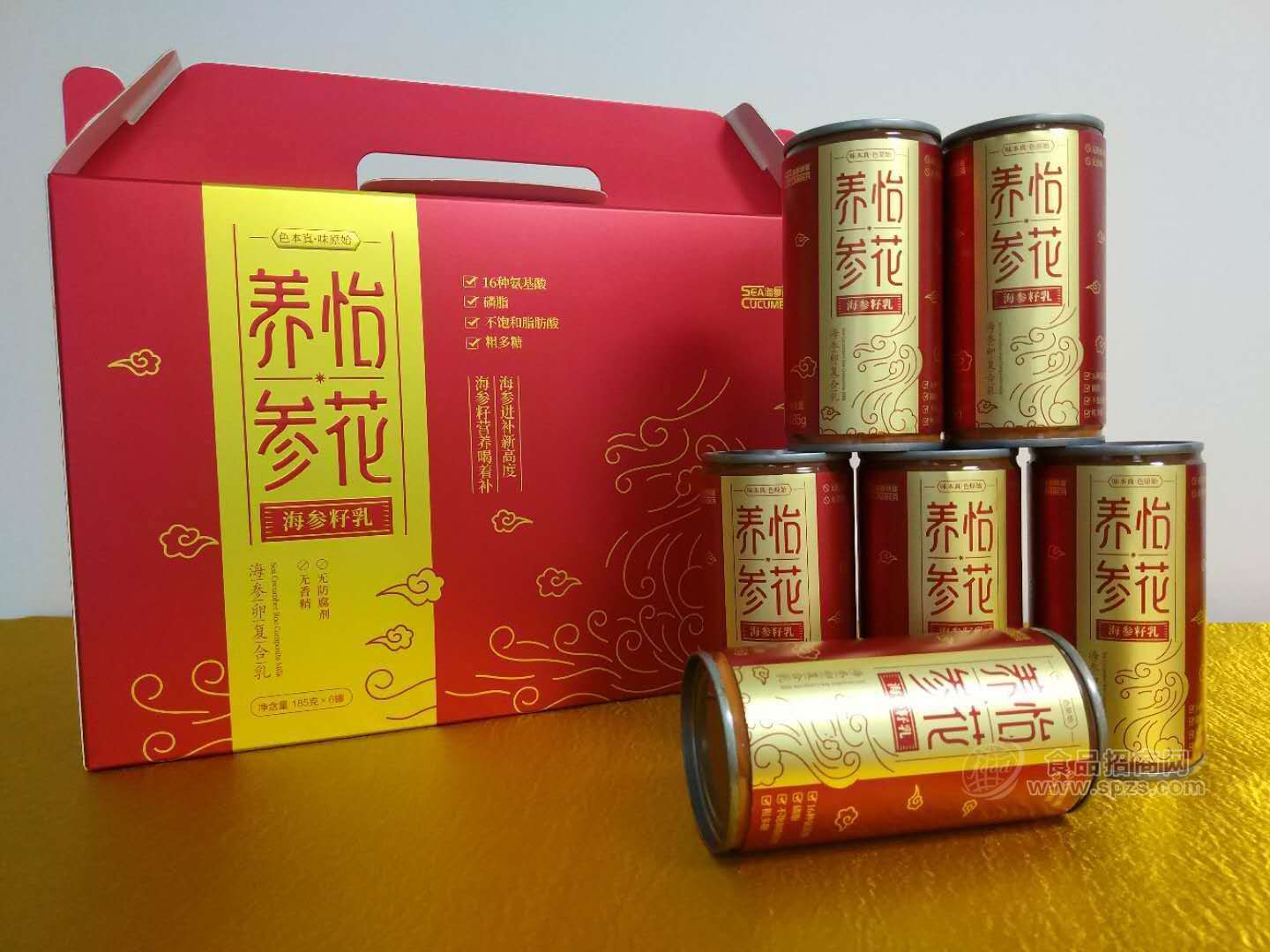 養(yǎng)怡參花 海參飲料飲料  禮盒