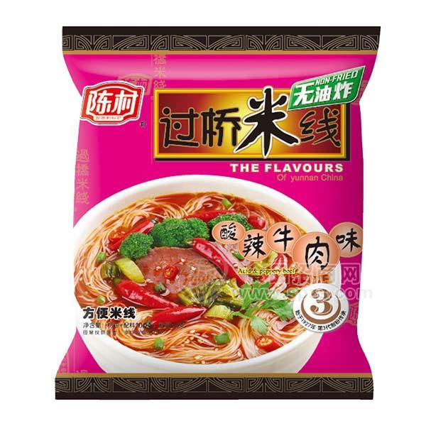 陈村过桥米线 酸辣牛肉味 方便米线