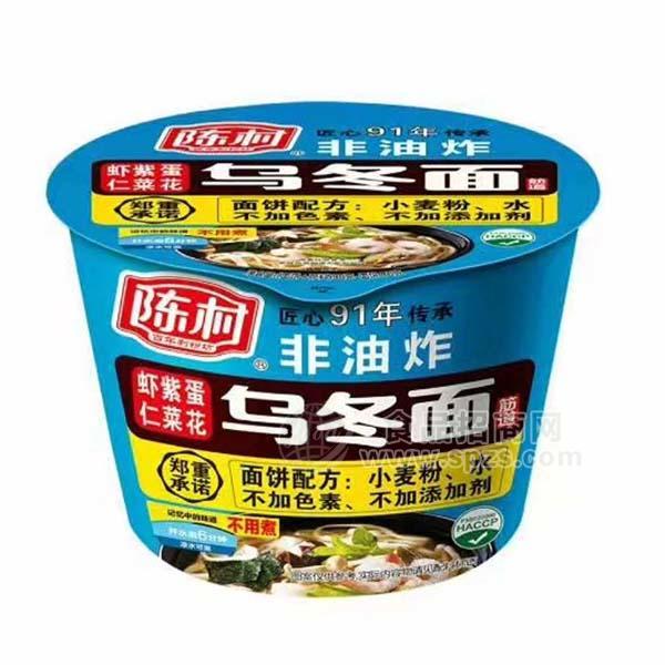 陈村虾仁紫菜蛋花乌冬面方便食品