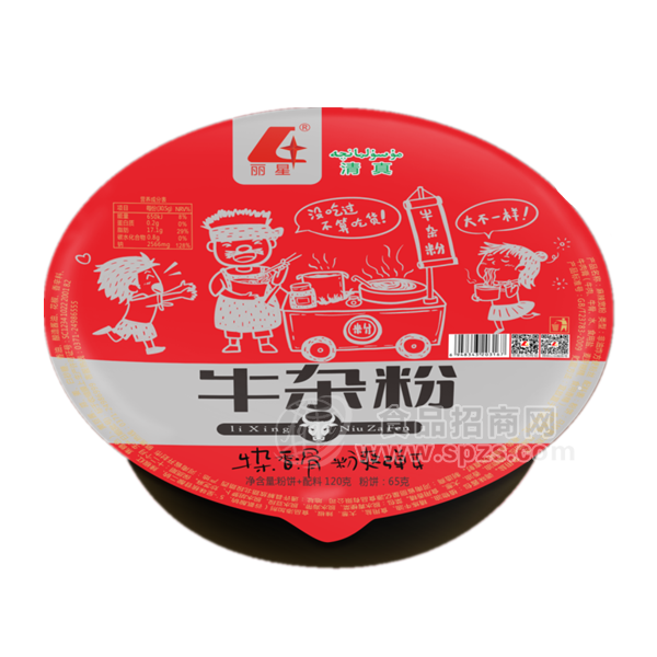 丽星牛杂粉135gx12碗