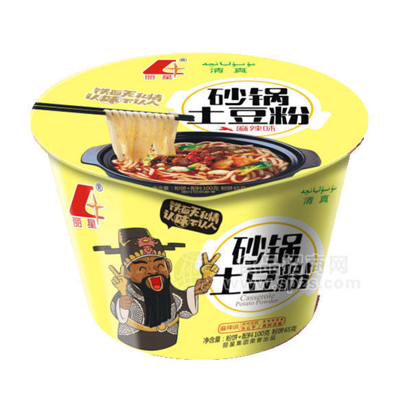 丽星砂锅土豆粉100gx12桶
