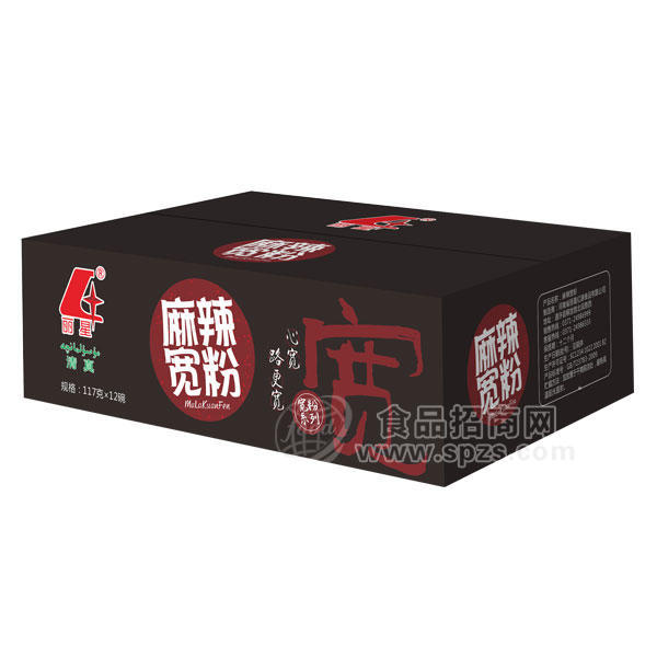 丽星麻辣宽粉117gx12碗