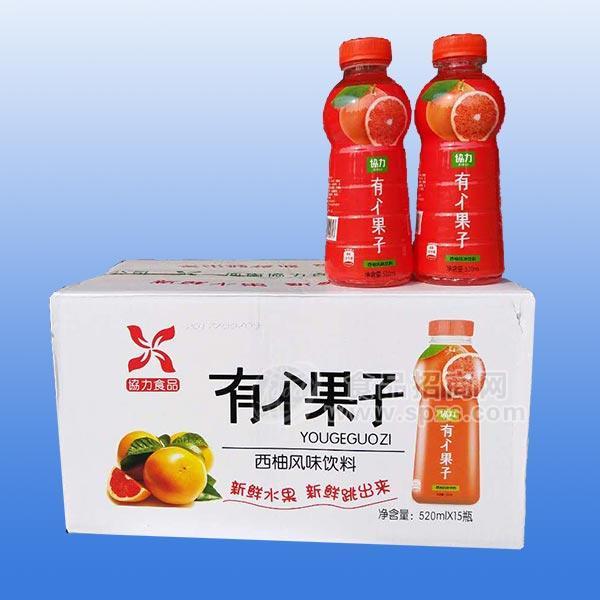 協(xié)力有個果子 西柚風(fēng)味飲料520mlx15瓶