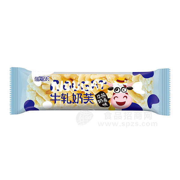 蓓嘉乐牛轧奶芙牛奶燕麦味休闲食品