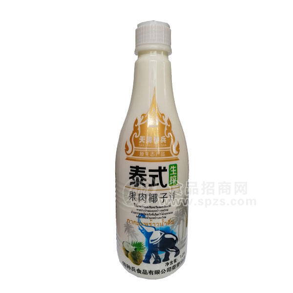 天降神兵生榨果肉椰子汁植物蛋白饮料1.25l