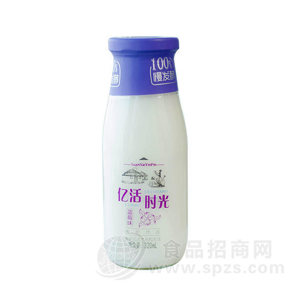 亿活时光 蓝莓味发酵酸奶 320ML