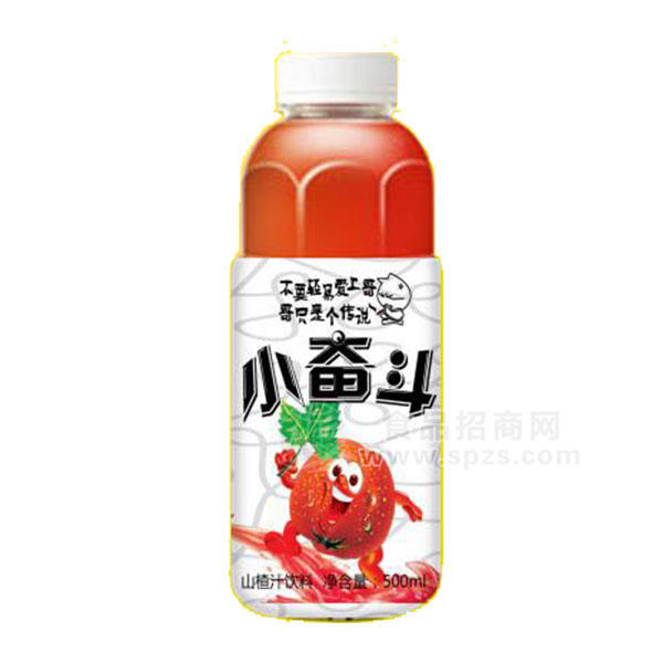 小奮斗山楂汁飲料果味飲料500ml