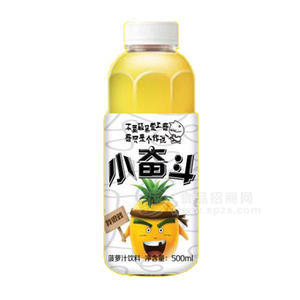 小奮斗菠蘿汁飲料果味飲料500ml