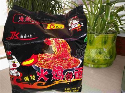 吉吉咔火鸡面五连包