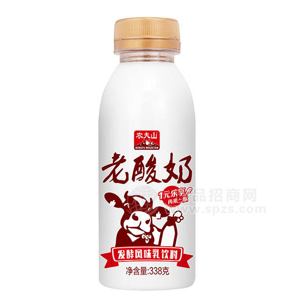 農(nóng)夫山老酸奶發(fā)酵風(fēng)味乳飲料338g