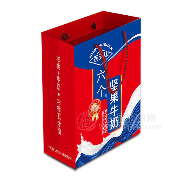 農(nóng)夫山六個堅果牛奶 復合蛋白飲料240ml