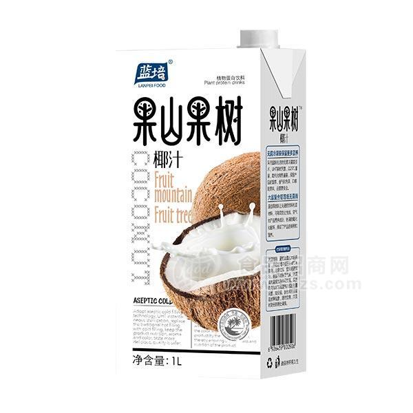 藍(lán)培 果山果樹 椰汁 植物蛋白飲料 1L