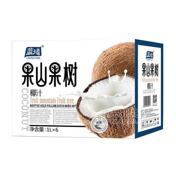 藍(lán)培 果山果樹(shù)椰汁 植物蛋白飲料 箱裝1Lx6