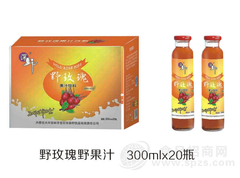 深野  野玫瑰果汁  300ml