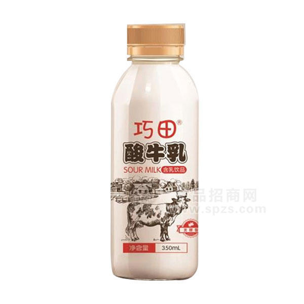 ·巧田 酸牛乳 乳饮品 350ML 
