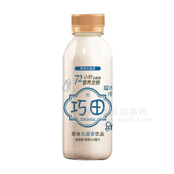 ·巧田 原味乳酸菌 饮料 350ML 