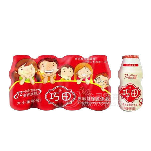 ·巧田 原味乳酸菌饮品 432ML 