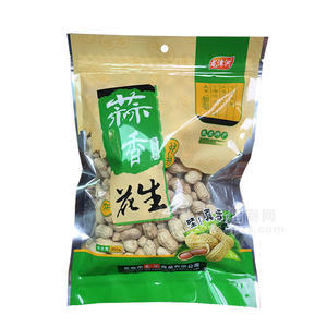 龍津河蒜香味花生 休閑食品305g