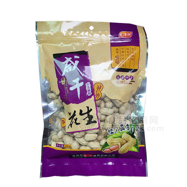 龍津河咸干味花生 休閑食品305g