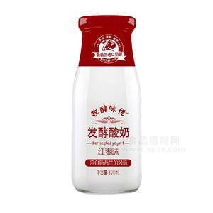 牧醇味优 红枣味 发酵酸奶 乳饮品 300ML