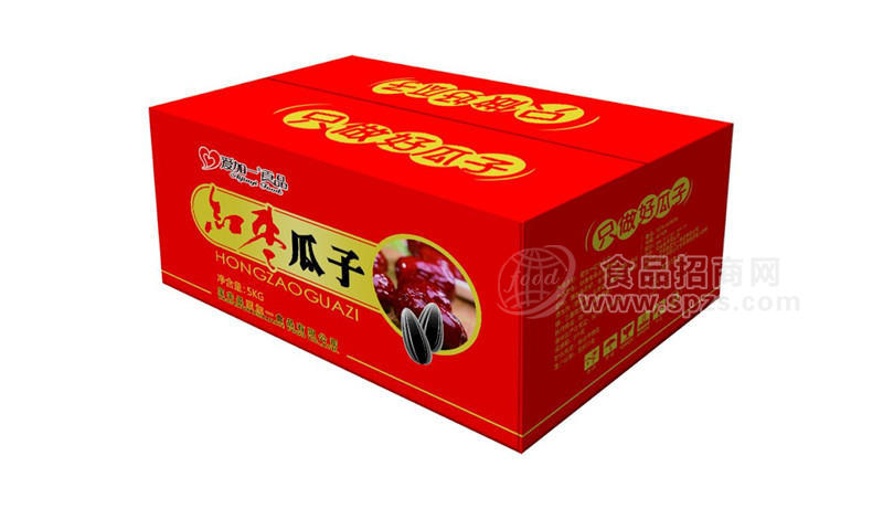 愛加一  紅棗瓜子 休閑食品 箱裝 5kg