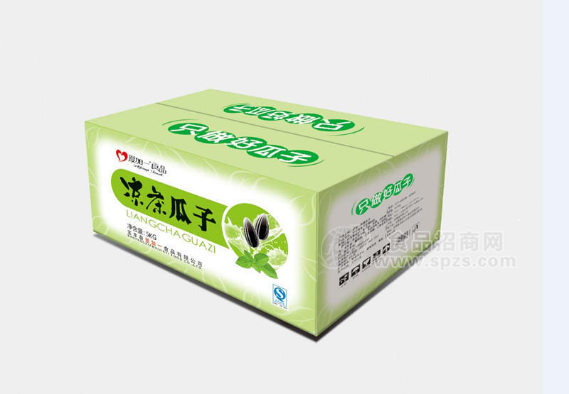 爱加一 凉茶瓜子 箱装 休闲食品 5kg