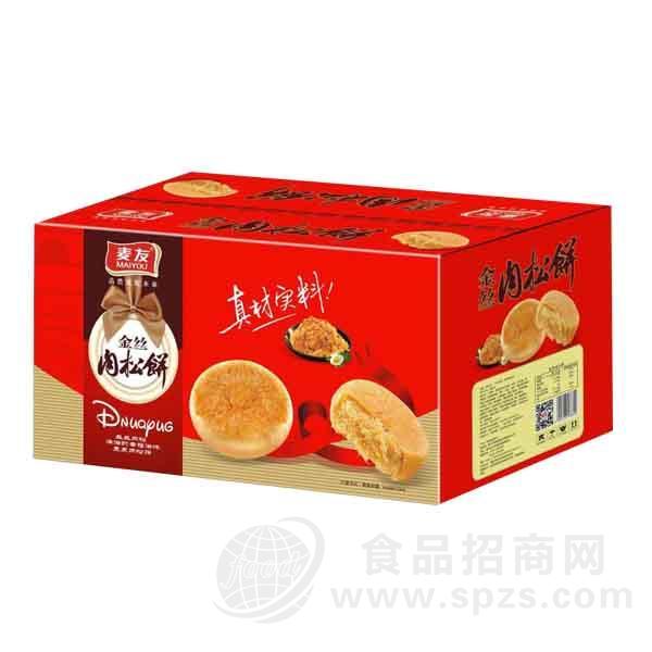 麦友金丝肉松饼 休闲食品