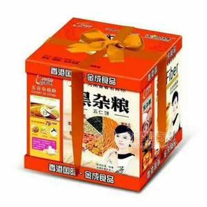 馬金成黑雜糧五仁餅休閑食品