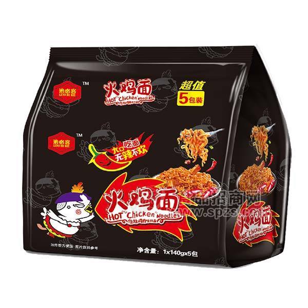 洛必客 火鸡面方便食品 1x140gx5包