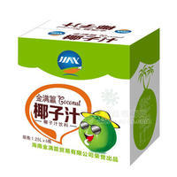 金满籯椰汁 椰子汁饮料1.25Lx6瓶