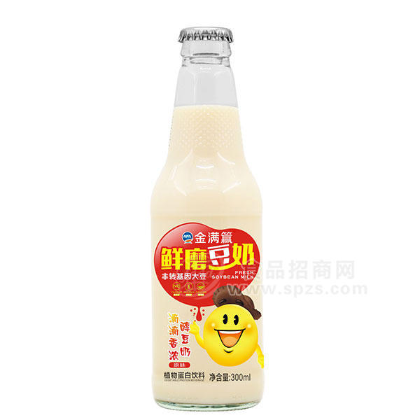 金满籯鲜磨豆奶 植物蛋白饮料300ml
