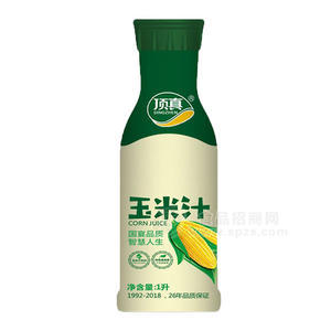 頂真玉米汁果汁飲料1L