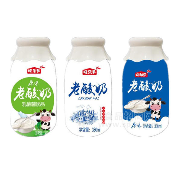 味乐多  原味老酸奶 乳酸菌乳饮品380ML