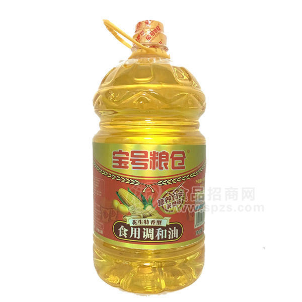 寶號糧倉花生特香型食用調(diào)和油5L