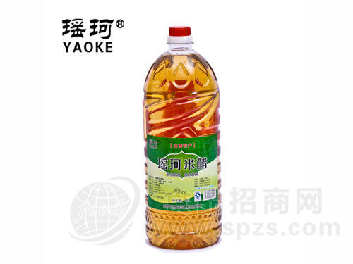 瑶珂瓶装米醋1.8L