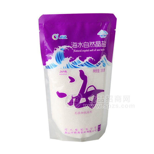 冀鹽海水自然晶鹽 加碘鹽 350ml