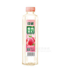 樂(lè)牛  蜜桃蘇打 果味飲料 400ML