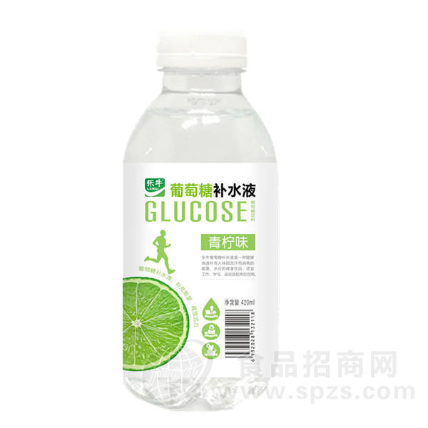 乐牛 葡萄糖补水液 青柠味 420ML