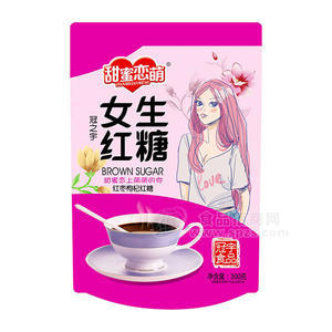 甜蜜戀萌女生紅糖300g