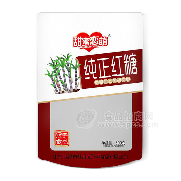 甜蜜恋萌普通纯正红糖300g