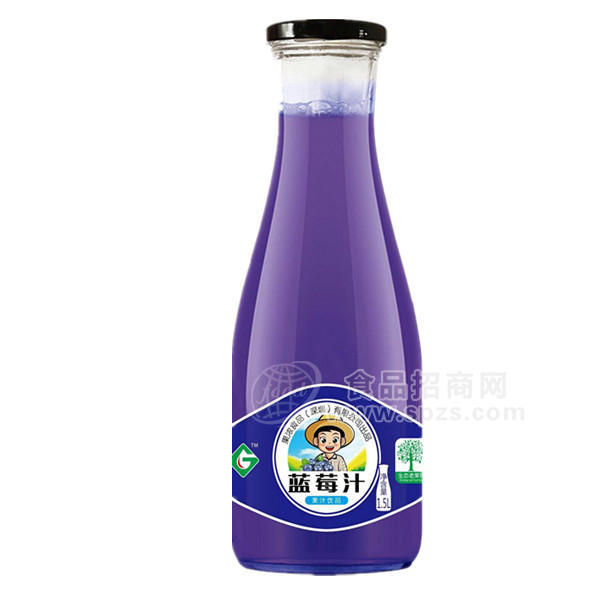 ·蓝莓汁 果汁饮料 1.5L 