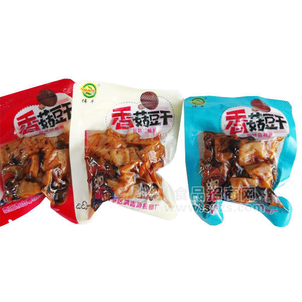 ·伟丰香菇豆干 零食 休闲食品 