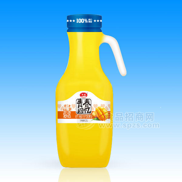 ·津派 芒果汁果汁饮料1.5L 
